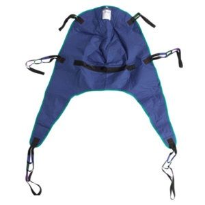 Drive Medical 13262L Divided Leg Patient Lift Sling w/ Headrest-Large